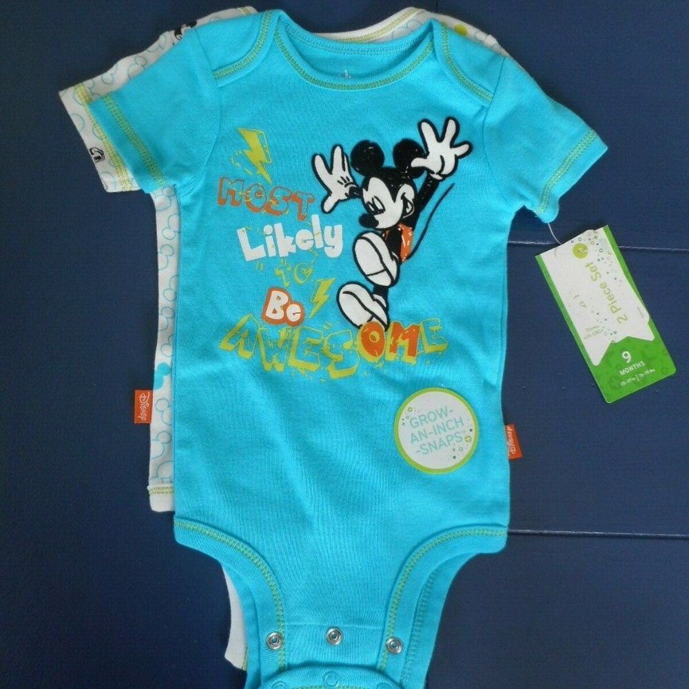 Disney Baby Cuddly Bodysuit w/Grow-An-Inch Snaps